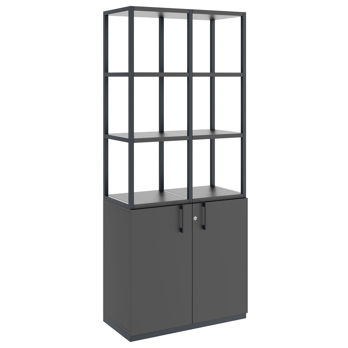 CHOICE Regalschrank | 5 OH, 800 x 1925 mm, Anthrazit - 1 Lightbox Main Image