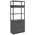 CHOICE Regalschrank | 5 OH, 800 x 1925 mm, Blumenkasten, Anthrazit - 1 Thumbnail Image