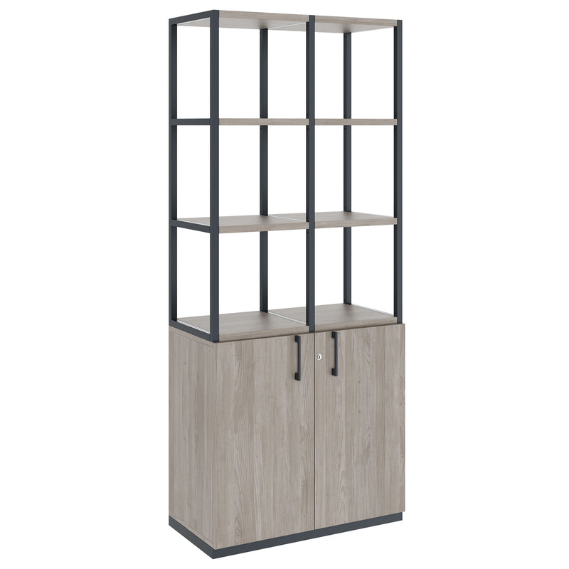 CHOICE Regalschrank | 5 OH, 800 x 1925 mm, Nordeiche grau - 1 Main Image