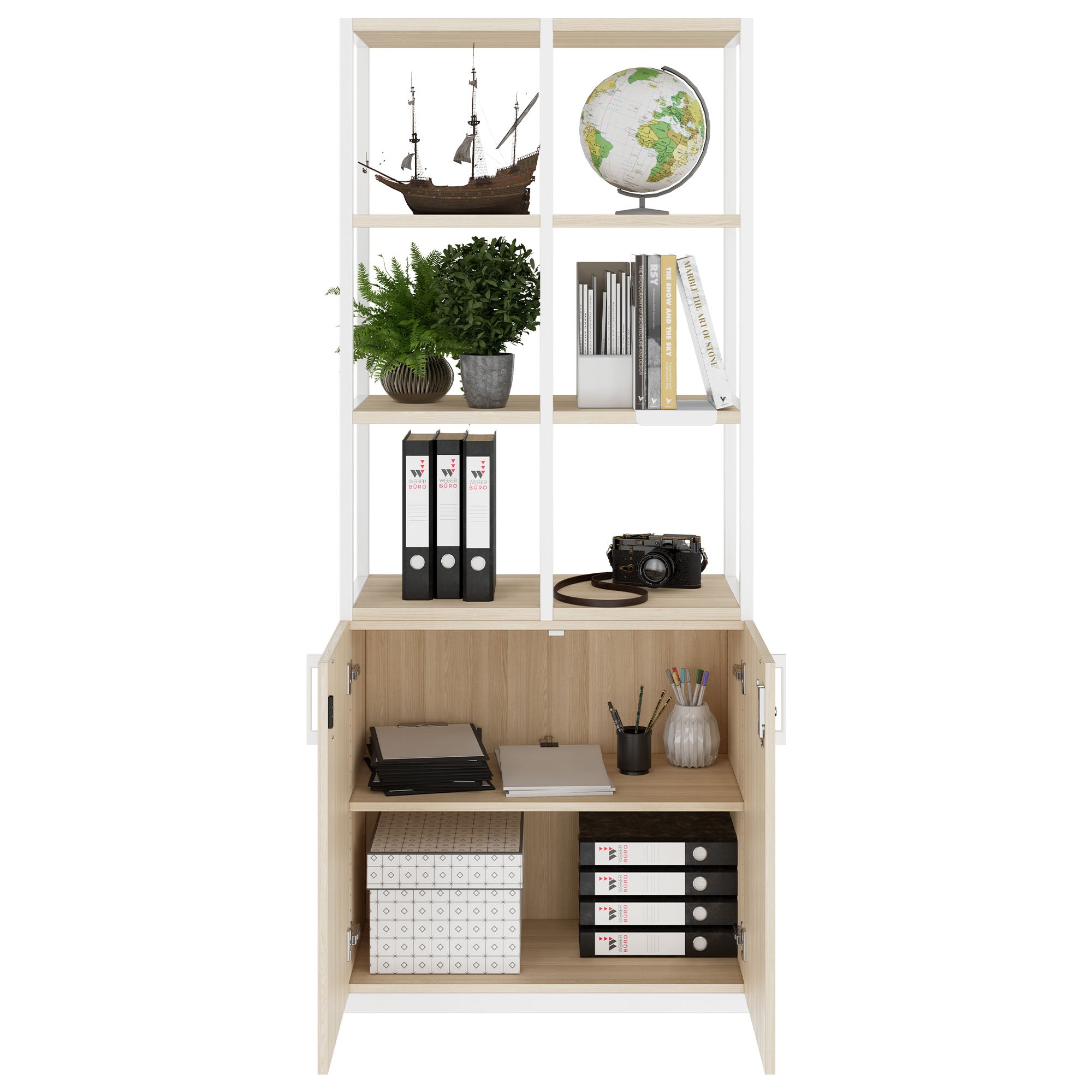 CHOICE Regalschrank | 5 OH, 800 x 1925 mm, Sandesche