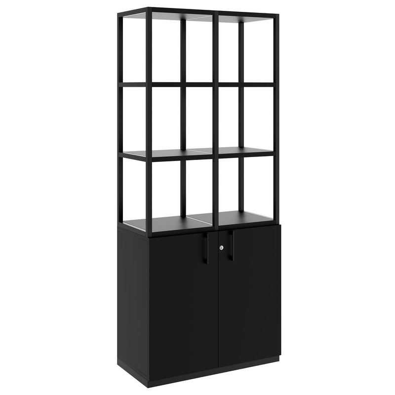 CHOICE Storage cabinet | 5 OH, 800 x 1925 mm, Black  - 1 Main Image