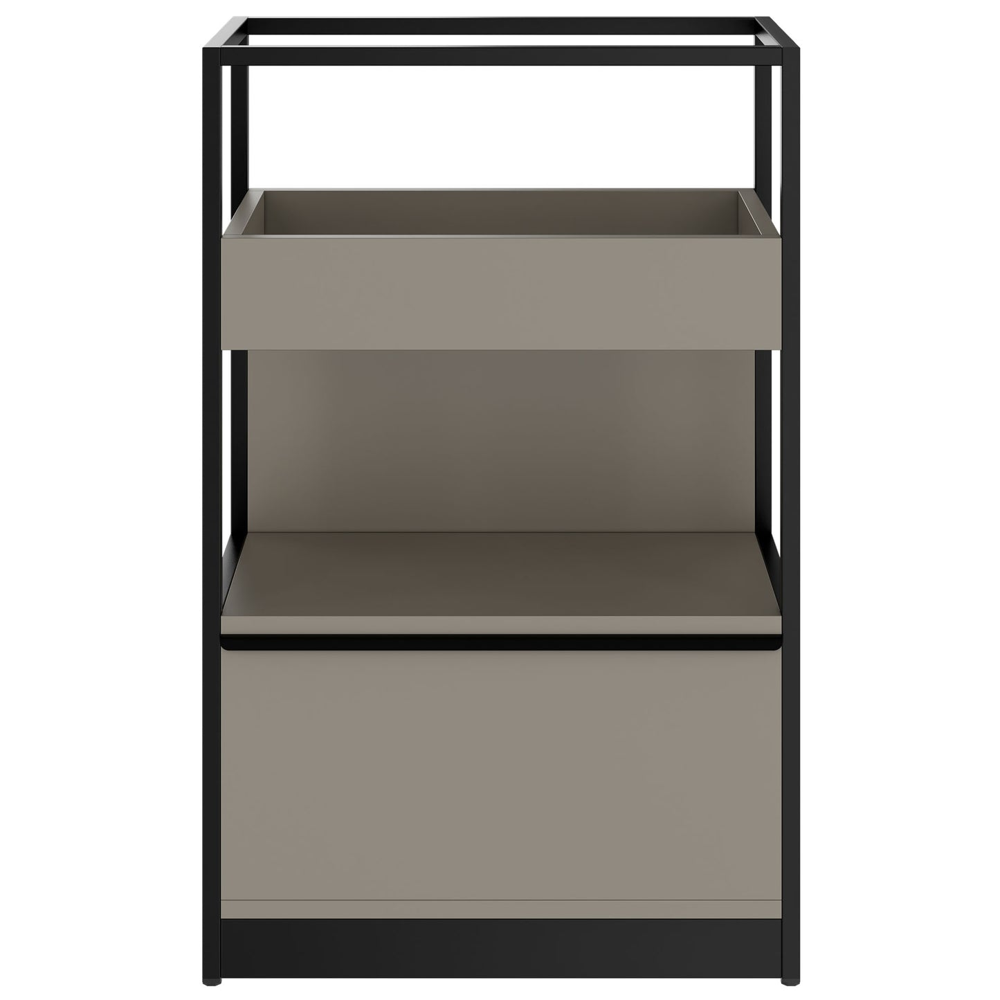 Atella Shelf | 3 OH, 800 x 1255 mm, grigio cubanite