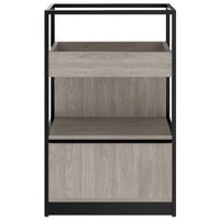 Atella Shelf | 3 OH, 800 x 1255 mm, North Oak Grey