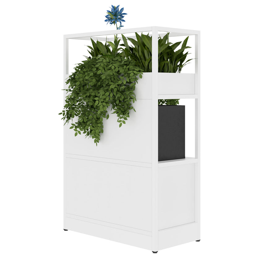 ATELLA Shelf cabinet | 3 Oh, 800 x 1255 mm, white