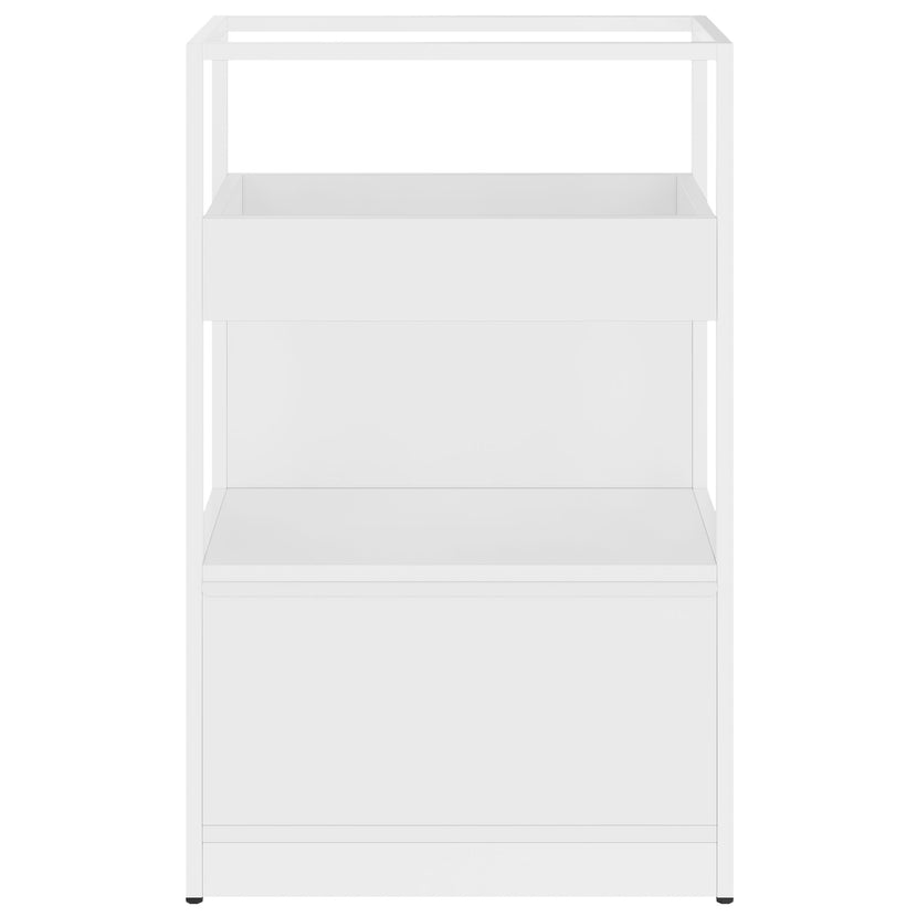 ATELLA Shelf cabinet | 3 Oh, 800 x 1255 mm, white