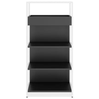 Armoire étagère ATELLA | 4 OH, 800 x 1610 mm, anthracite