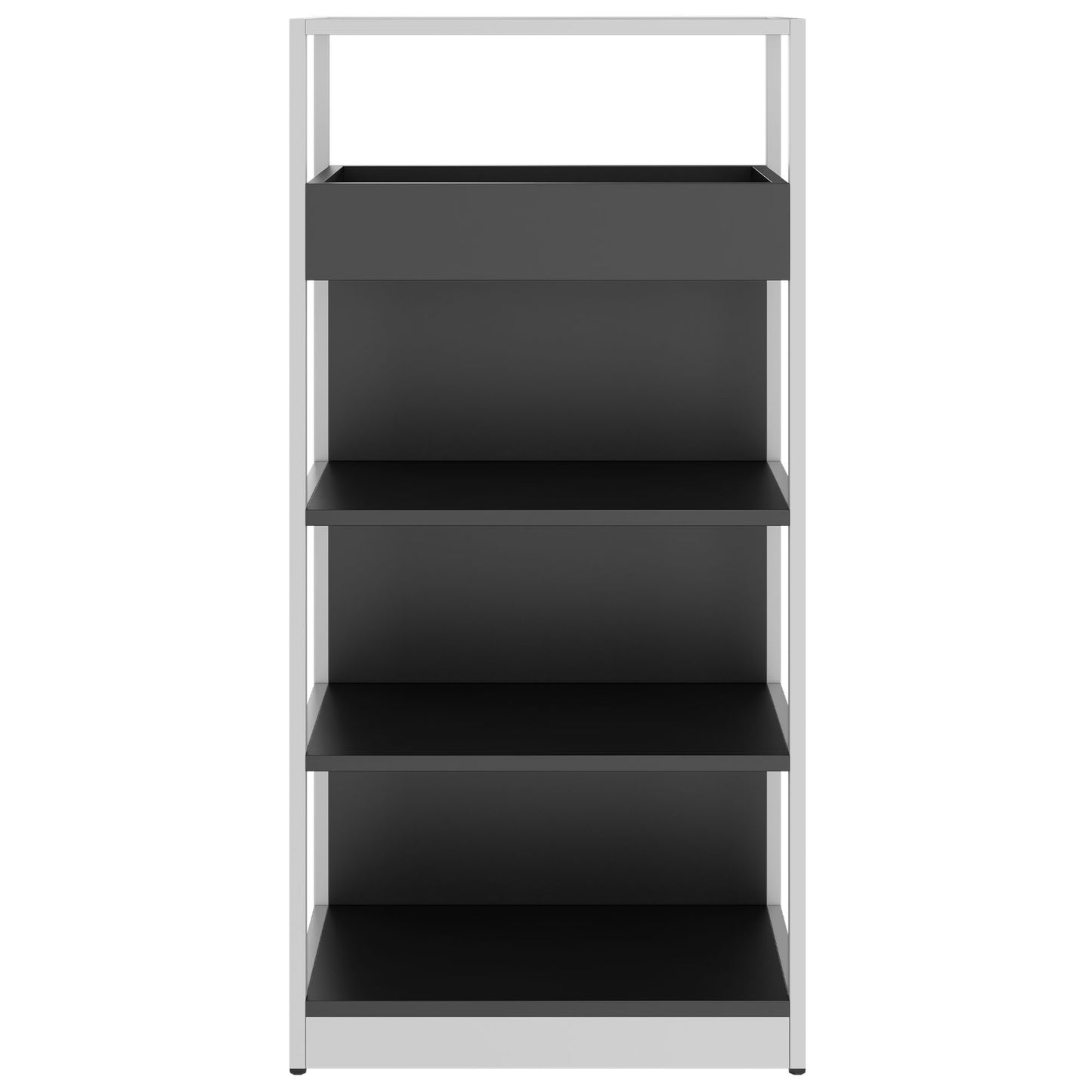 Armoire étagère ATELLA | 4 OH, 800 x 1610 mm, anthracite