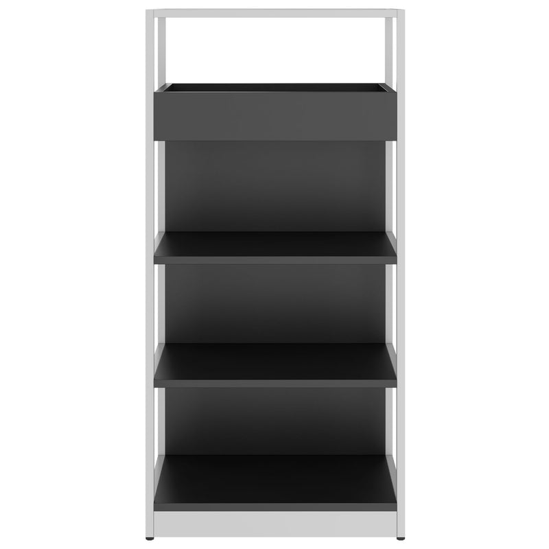 ATELLA Regalschrank | 4 OH, 800 x 1610 mm, Anthrazit - 2 Main Image