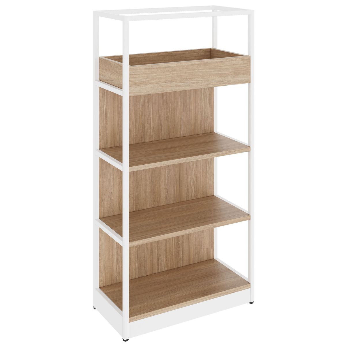 ATELLA Regalschrank | 4 OH, 800 x 1610 mm, Bernsteineiche - 1 Lightbox Main Image