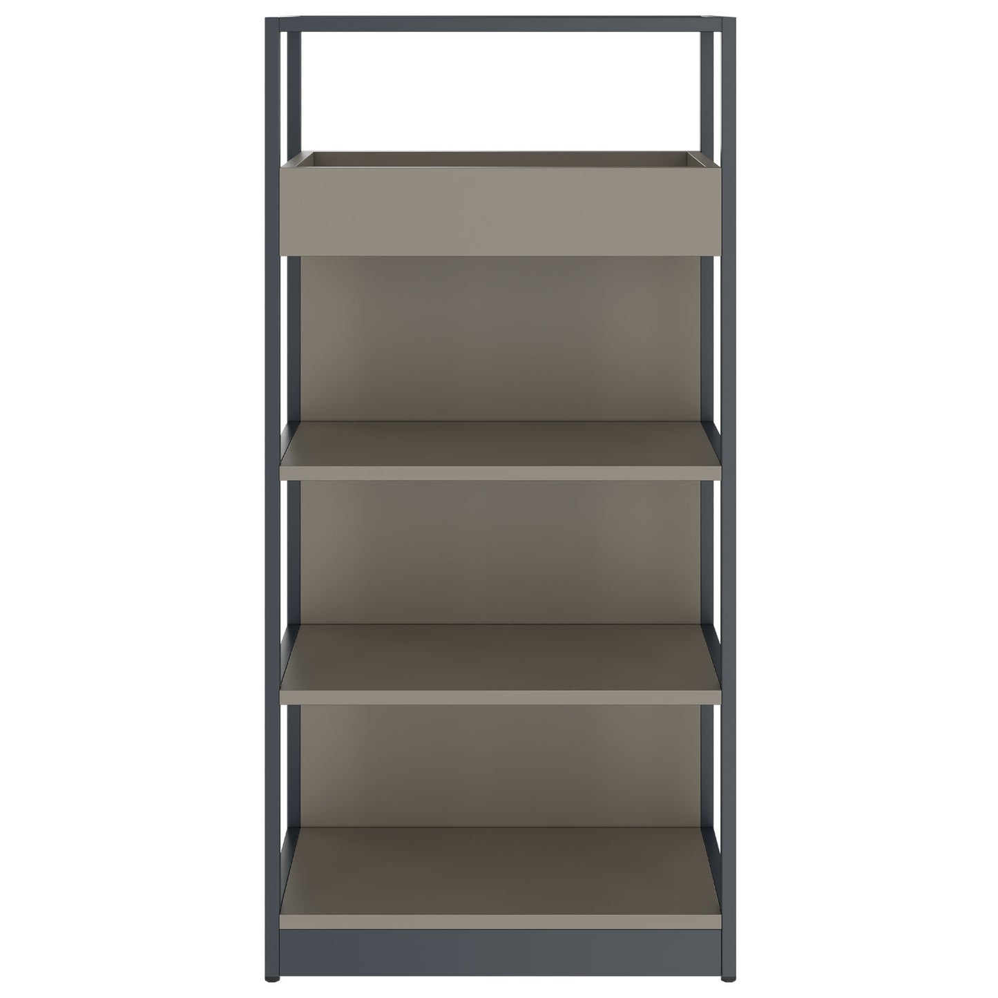 Atella Shelf | 4 OH, 800 x 1610 mm, grigio cubanite