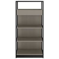 Atella Shelf | 4 OH, 800 x 1610 mm, grigio cubanite