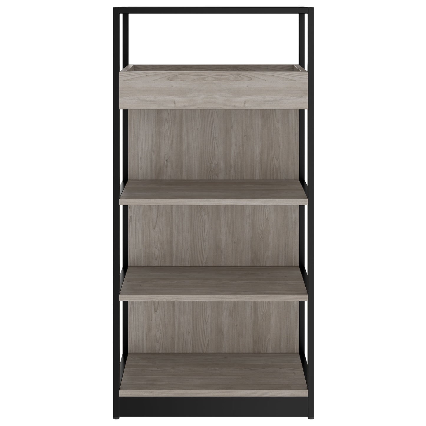 Atella Shelf | 4 OH, 800 x 1610 mm, grigio di quercia nord