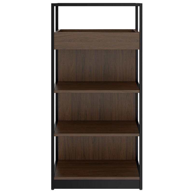 ATELLA Regalschrank | 4 OH, 800 x 1610 mm, Nussbaum - 2 Main Image