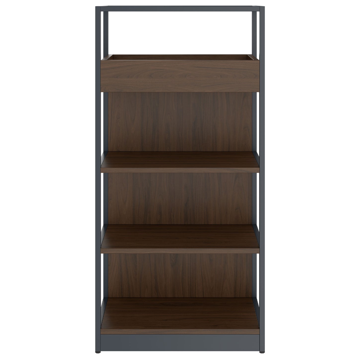 Atella Shelf | 4 OH, 800 x 1610 mm, noce