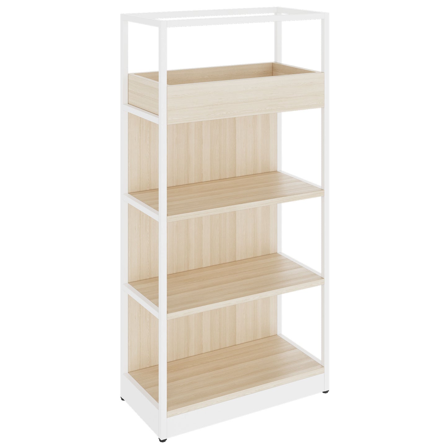 ATELLA shelf cabinet | 4 OH, 800 x 1610 mm, sand ash