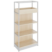 ATELLA shelf cabinet | 4 OH, 800 x 1610 mm, sand ash