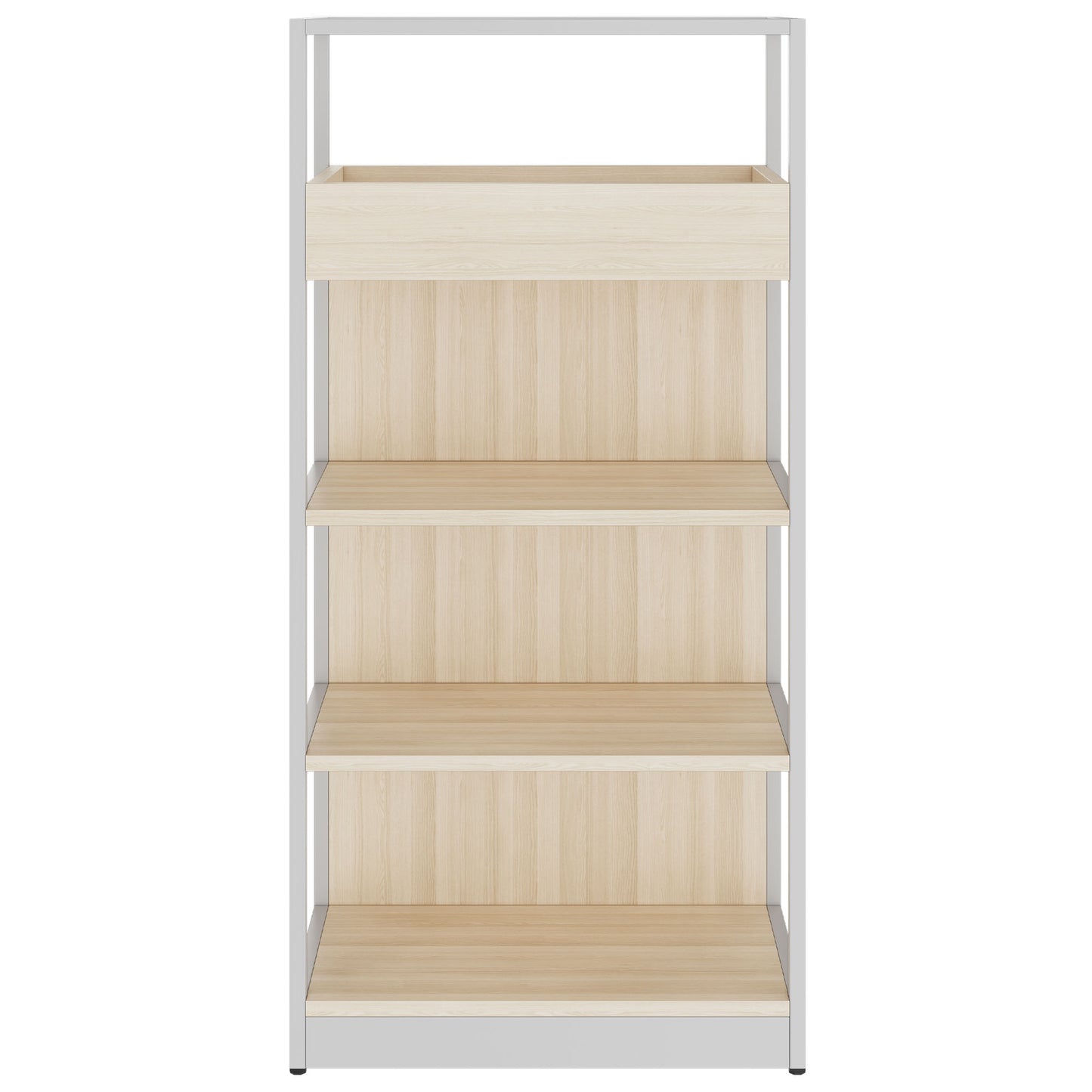 ATELLA shelf cabinet | 4 OH, 800 x 1610 mm, sand ash