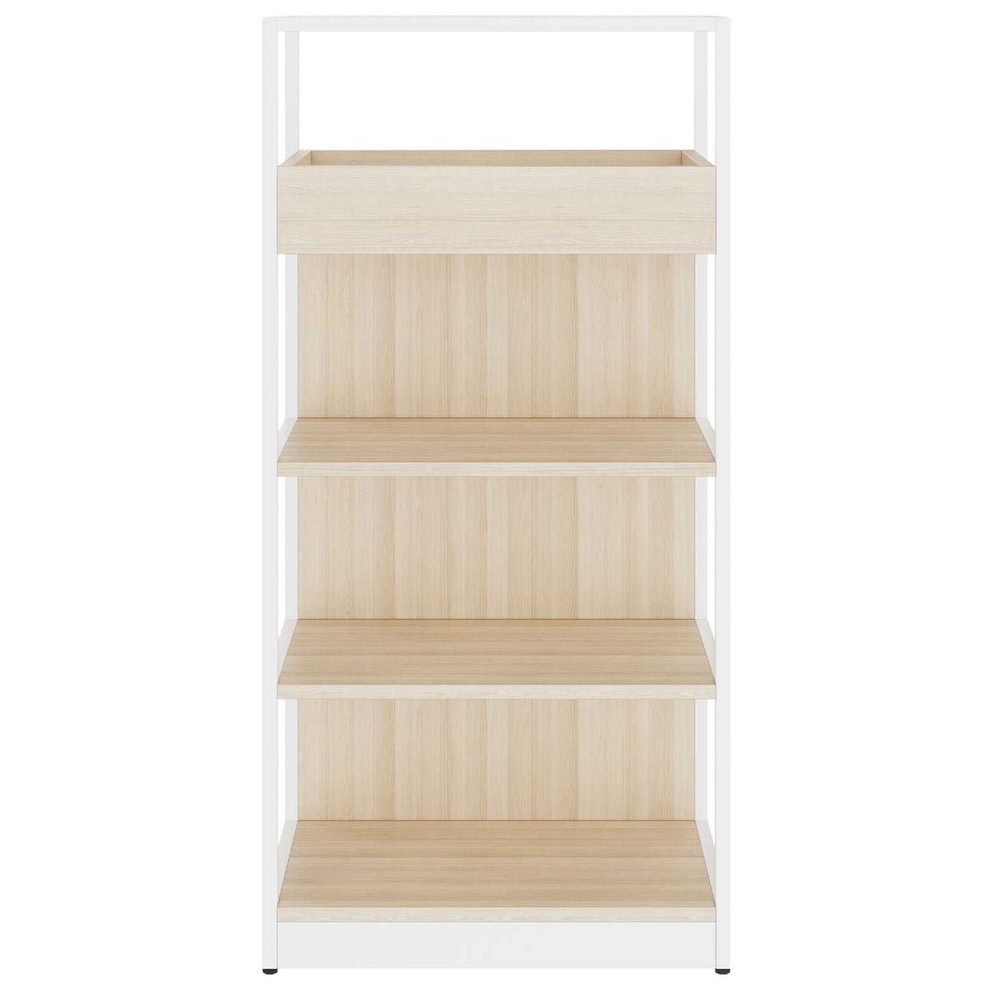 ATELLA shelf cabinet | 4 OH, 800 x 1610 mm, sand ash