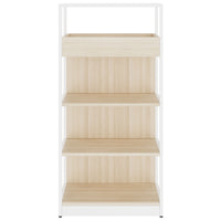 ATELLA shelf cabinet | 4 OH, 800 x 1610 mm, sand ash