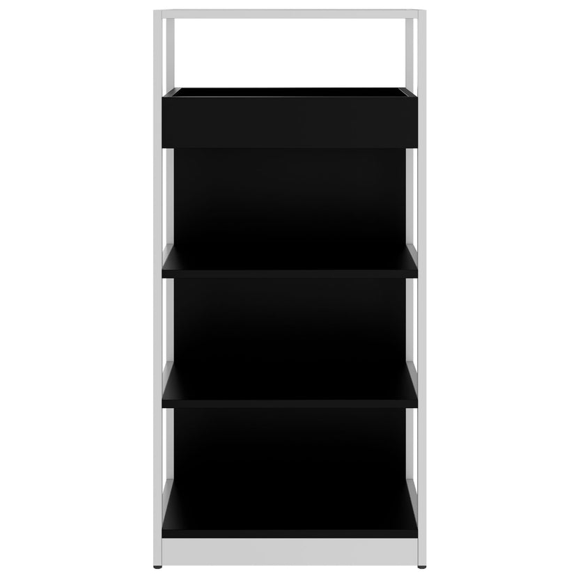 ATELLA shelf cabinet | 4 OH, 800 x 1610 mm, black