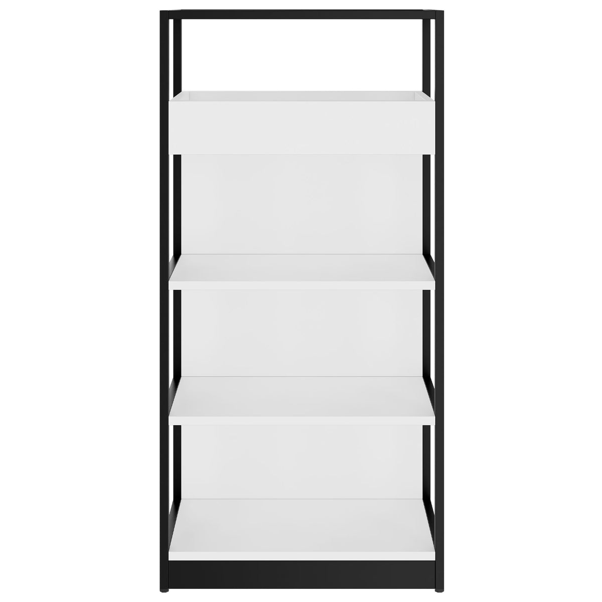 Scaffale ATELLA | 4 OH, 800 x 1610 mm, bianco - 2 Lightbox Main Image