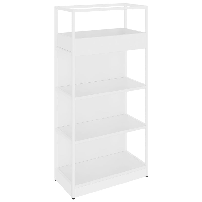 ATELLA Shelf cabinet | 4 Oh, 800 x 1610 mm, white