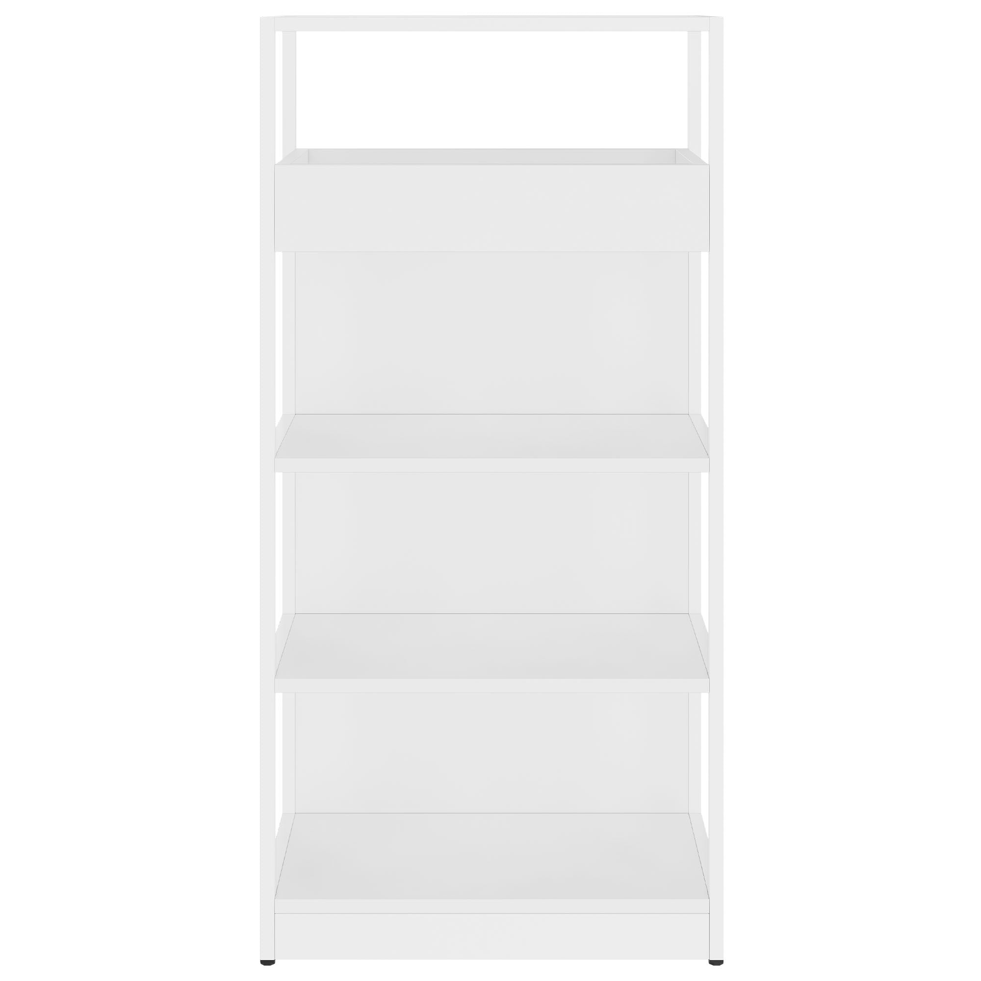 ATELLA Shelf cabinet | 4 Oh, 800 x 1610 mm, white