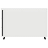 TIP Rolling container | 800 mm deep, small parts compartment, soft close, white