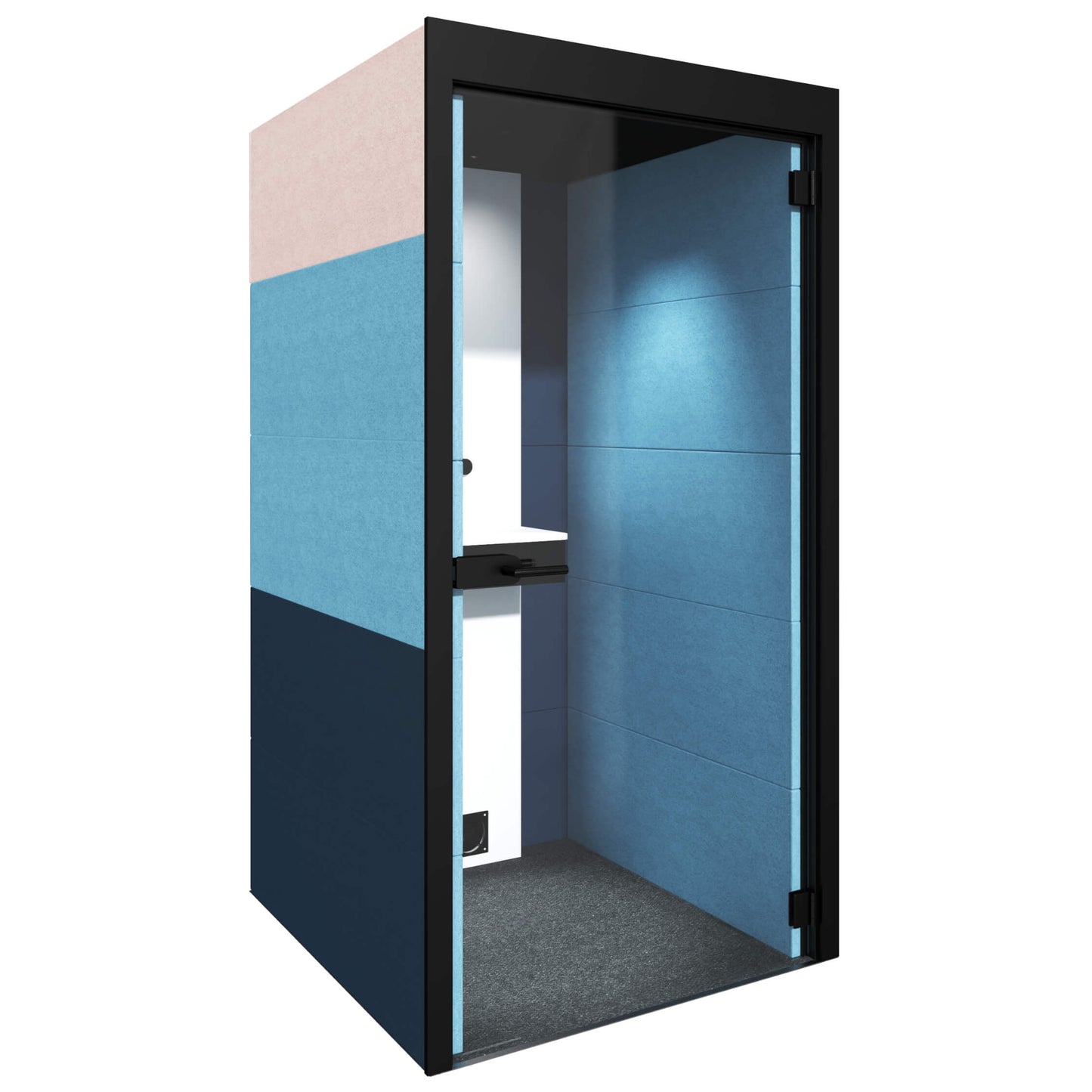 SILENT ROOM S - telephone box | Sound-absorbing telephone booth, upholstery fabrics BERTA / VELITO / SYNERGY