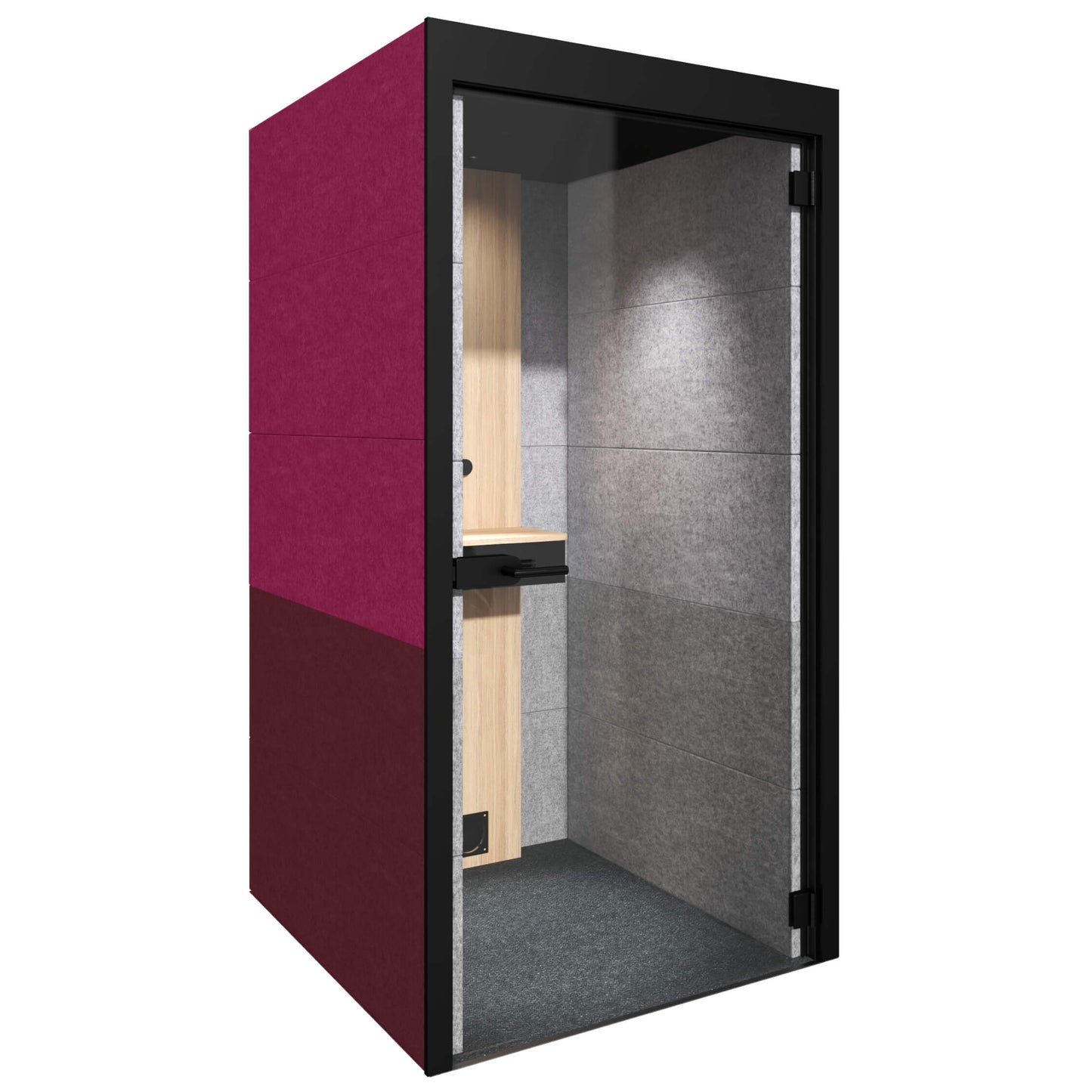 SILENT ROOM S - telephone box | Sound-absorbing telephone booth, upholstery fabrics BERTA / VELITO / SYNERGY
