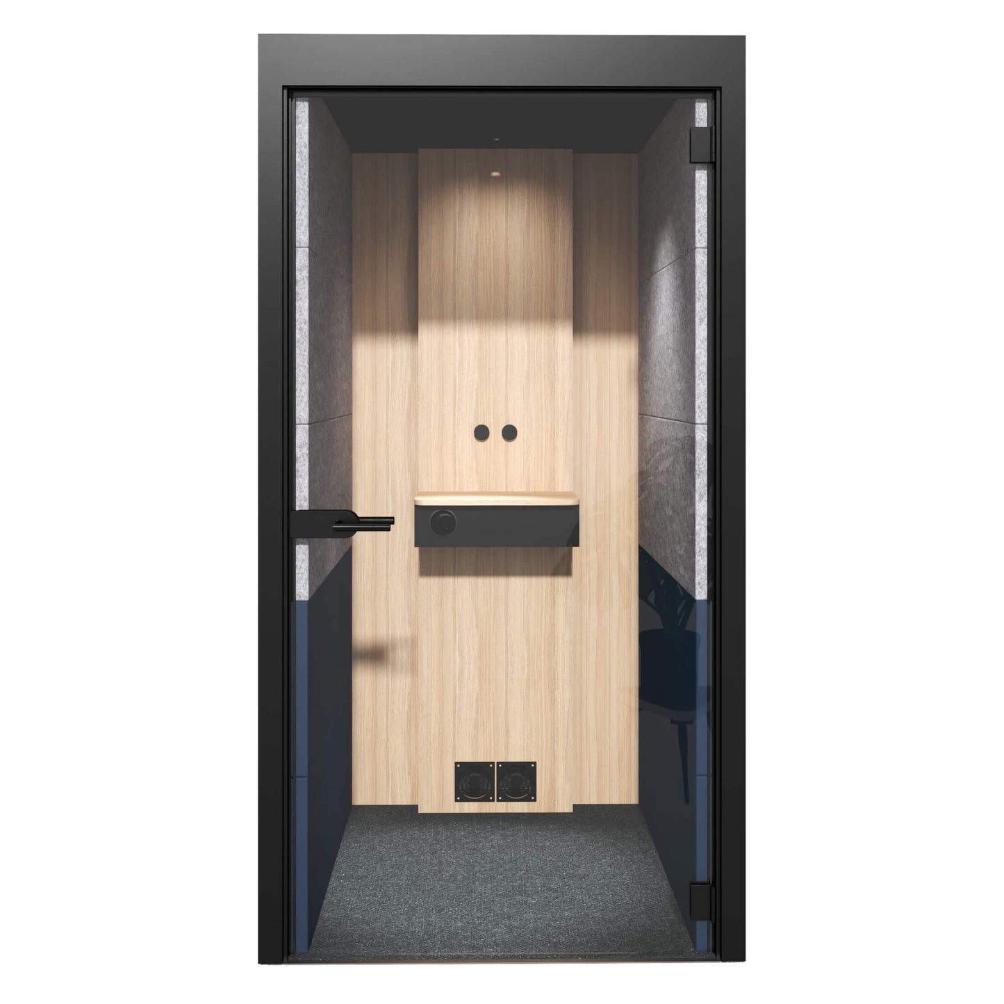 SILENT ROOM S - telephone box | Sound-absorbing telephone booth, upholstery fabrics BERTA / VELITO / SYNERGY