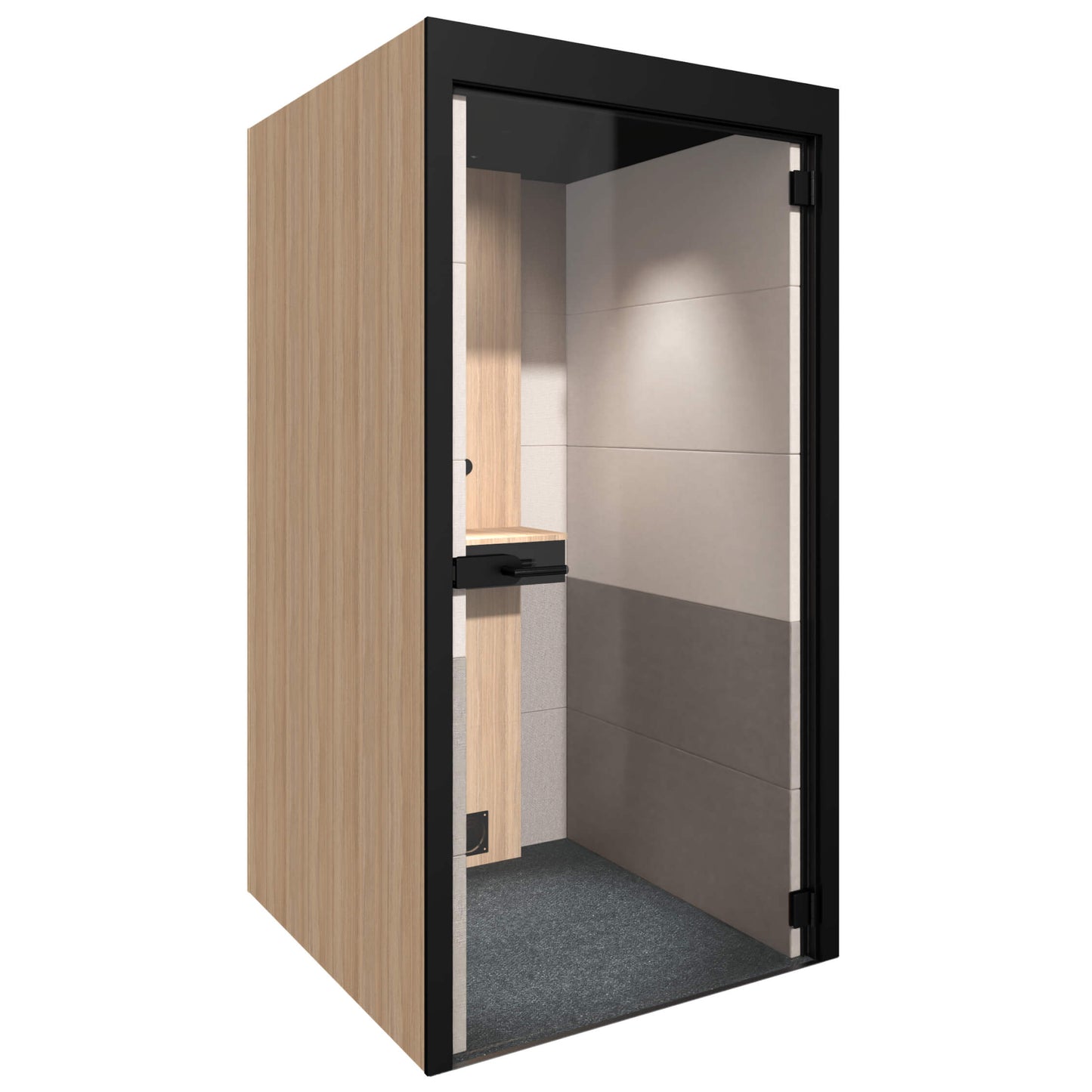 SILENT ROOM S - telephone box | Sound-absorbing telephone booth, upholstery fabrics BERTA / VELITO / SYNERGY