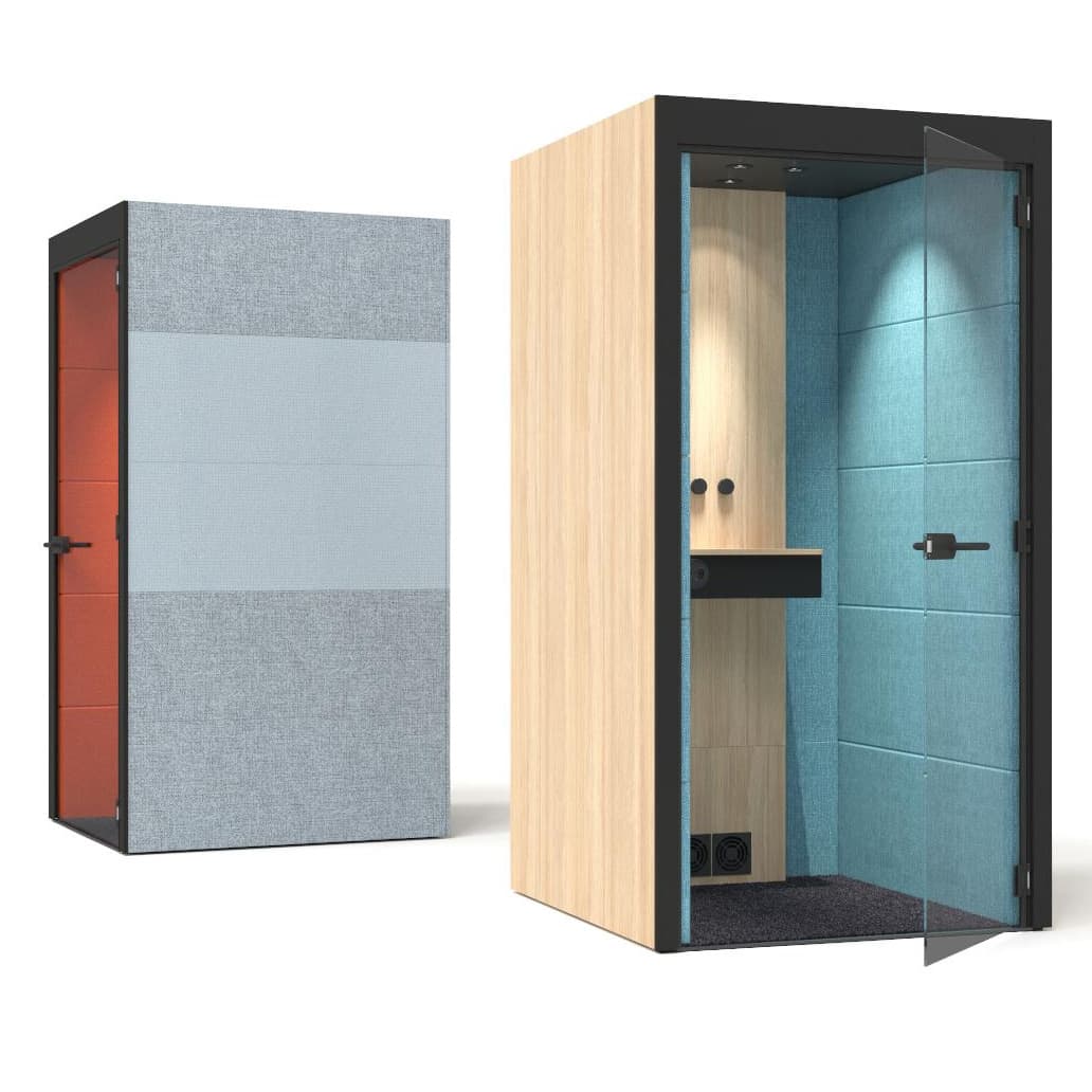 SILENT ROOM S - telephone box | Sound-absorbing telephone booth, upholstery fabrics BERTA / VELITO / SYNERGY