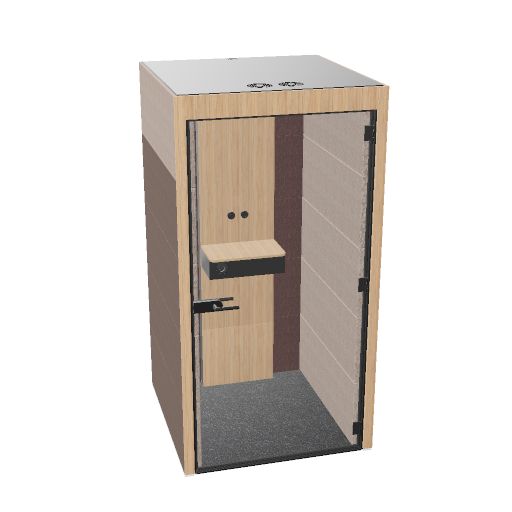 SILENT ROOM S - Telefonbox | Schallabsorbierte Telefonzelle, viele Farboptionen