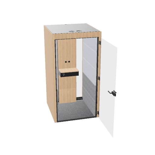 SILENT ROOM S - Cancella telefonica | Sound -Asorbed Telephone Booth, Sostanze di riferimento Berta / Velito / Synergy
