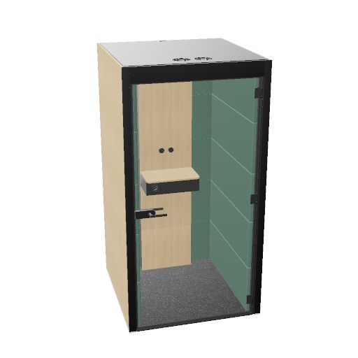 SILENT ROOM S - telephone box | Sound-absorbing telephone booth, upholstery fabrics BERTA / VELITO / SYNERGY