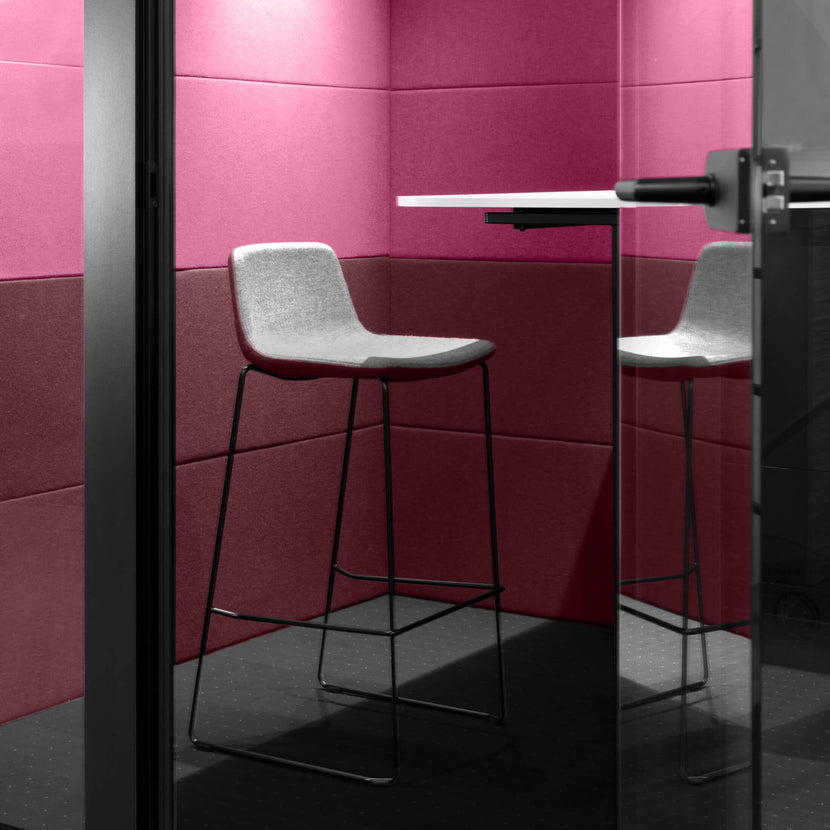 SILENT ROOM L - Meetingbox | Raum-in-Raum, Schallschutz, Für 4 Personen, Bezugsstoffe BERTA / VELITO / SYNERGY