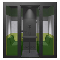 SILENT ROOM M - acoustic system | Room-in-room, soundproofing, for 2 people, upholstery fabrics BERTA / VELITO / SYNERGY