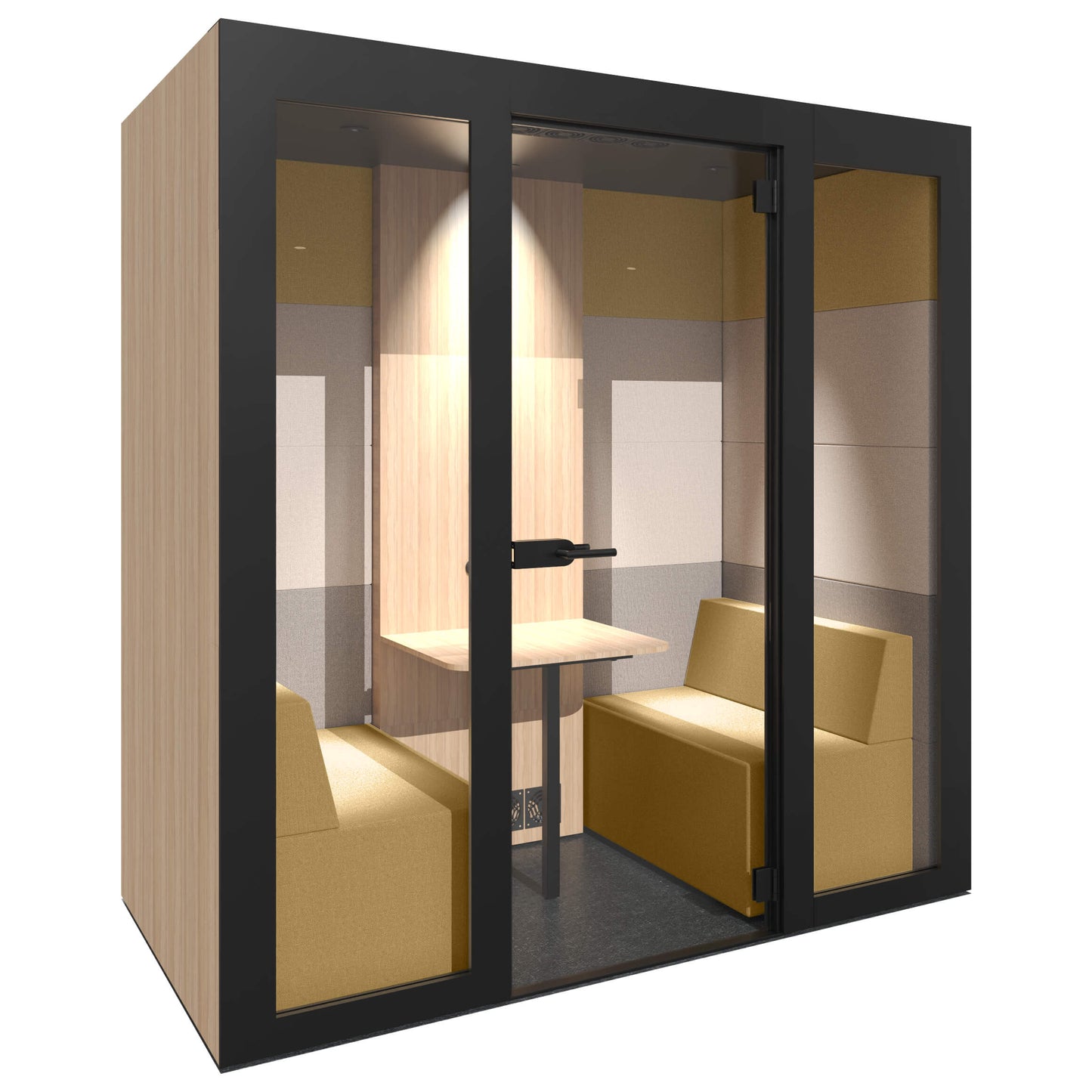 SILENT ROOM M - acoustic system | Room-in-room, soundproofing, for 2 people, upholstery fabrics BERTA / VELITO / SYNERGY