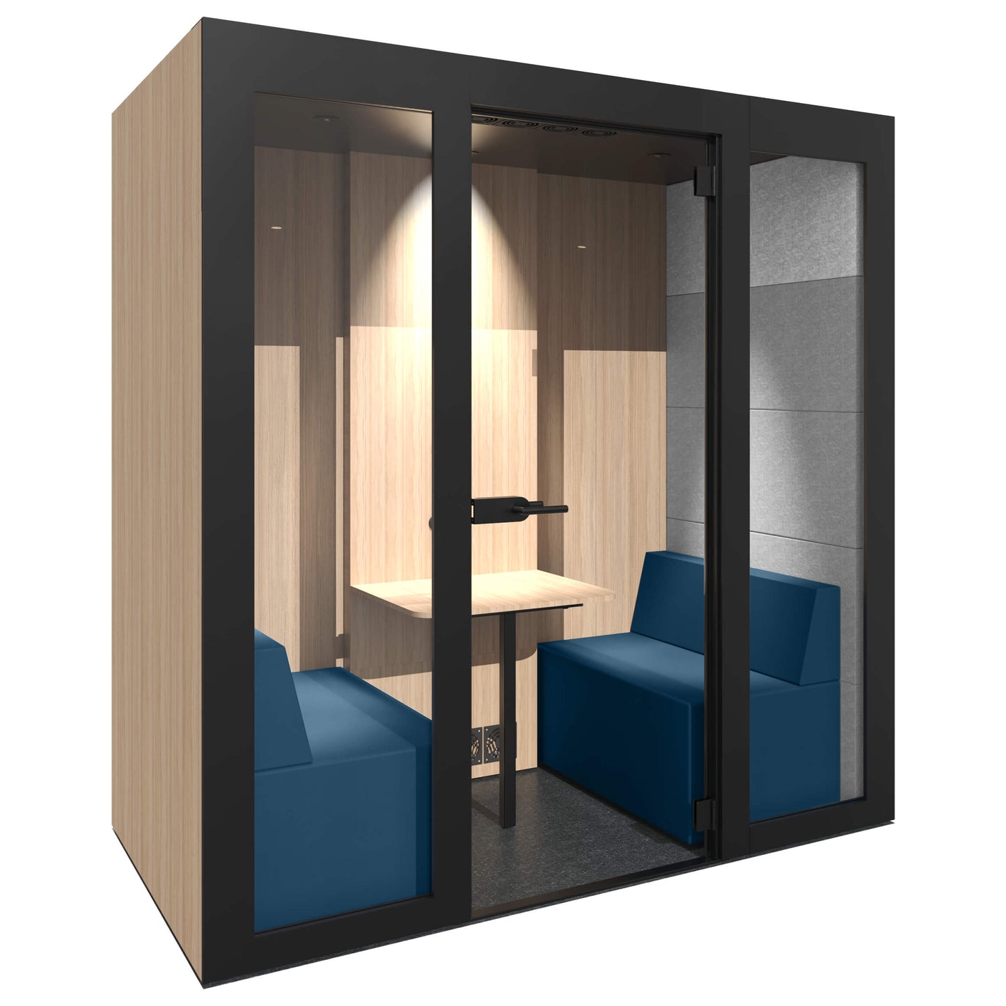 SILENT ROOM M - acoustic system | Room-in-room, soundproofing, for 2 people, upholstery fabrics BERTA / VELITO / SYNERGY