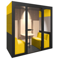 SILENT ROOM M - acoustic system | Room-in-room, soundproofing, for 2 people, upholstery fabrics BERTA / VELITO / SYNERGY