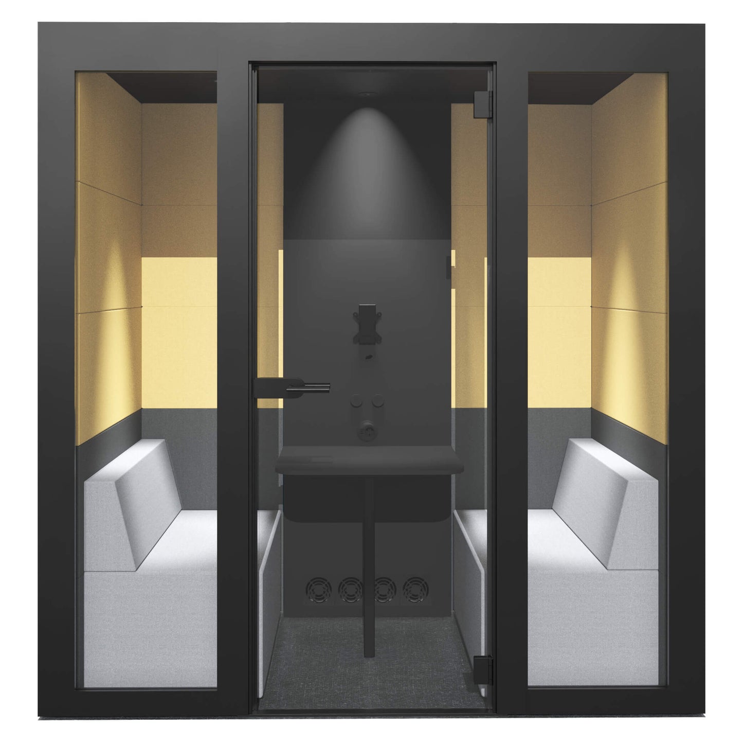 SILENT ROOM M - acoustic system | Room-in-room, soundproofing, for 2 people, upholstery fabrics BERTA / VELITO / SYNERGY