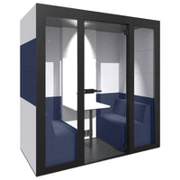 SILENT ROOM M - acoustic system | Room-in-room, soundproofing, for 2 people, upholstery fabrics BERTA / VELITO / SYNERGY