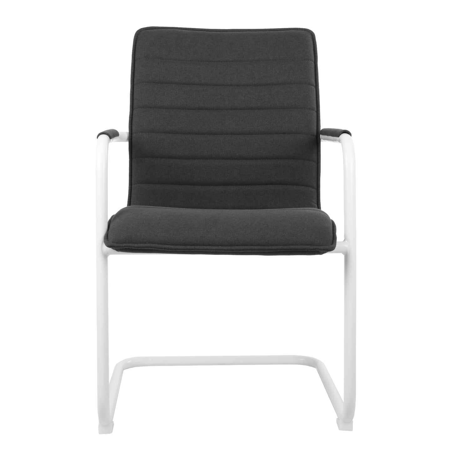 SILVIE Cantilever Chair | Fixed armrests, upholstered seat