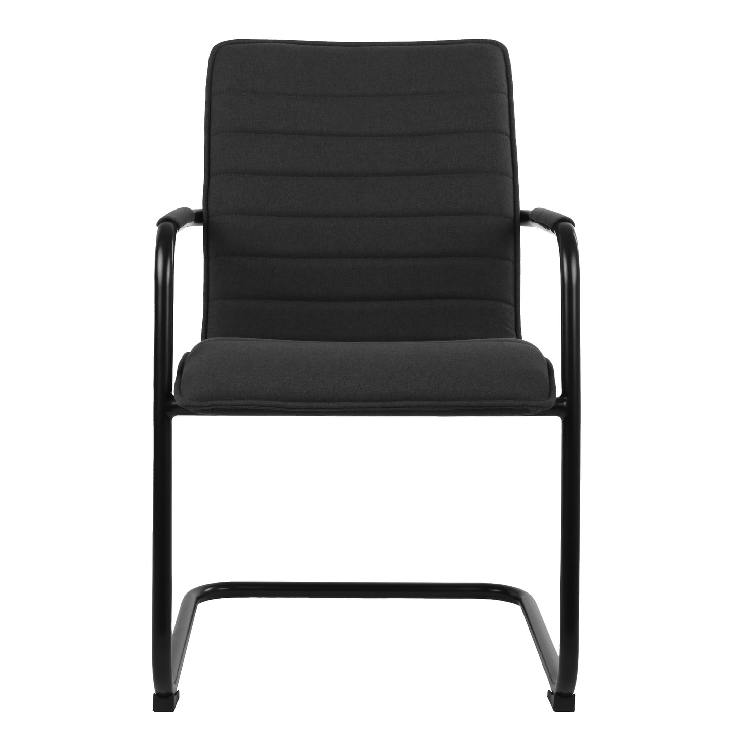 SILVIE Cantilever Chair | Fixed armrests, upholstered seat