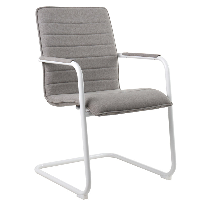 SILVIE Chaise cantilever | Accoudoirs fixes, assise rembourrée - 1 Main Image