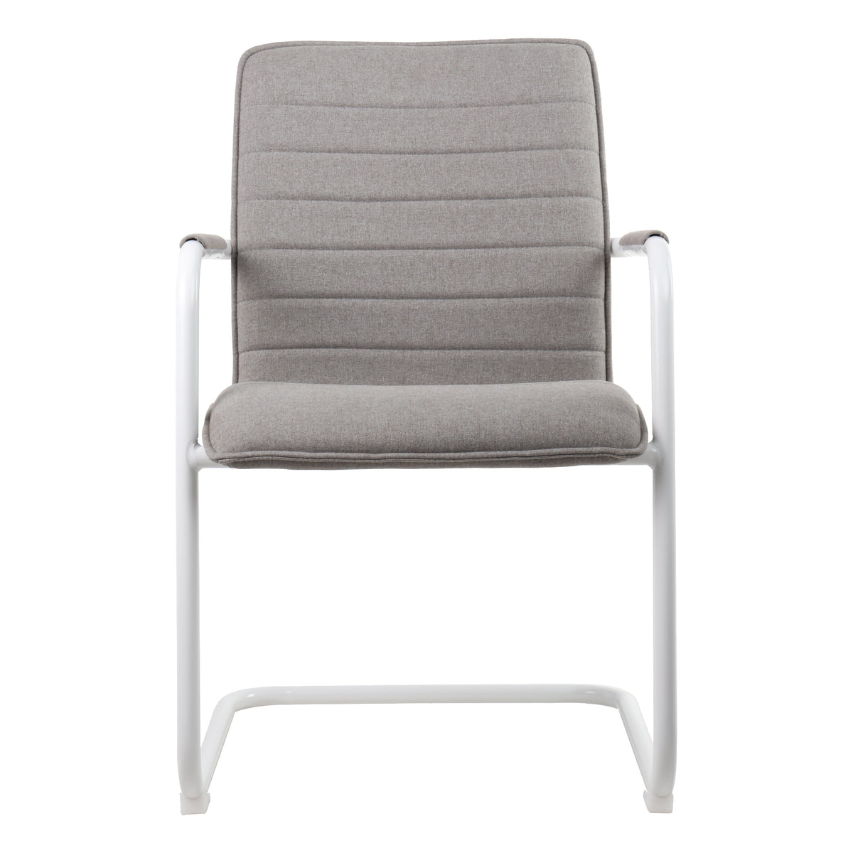 SILVIE Chaise cantilever | Accoudoirs fixes, assise rembourrée - 2 Lightbox Main Image