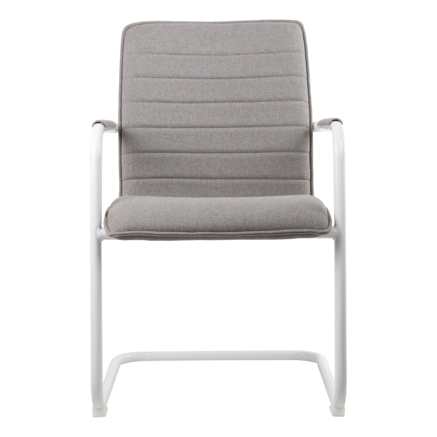 SILVIE Cantilever Chair | Fixed armrests, upholstered seat