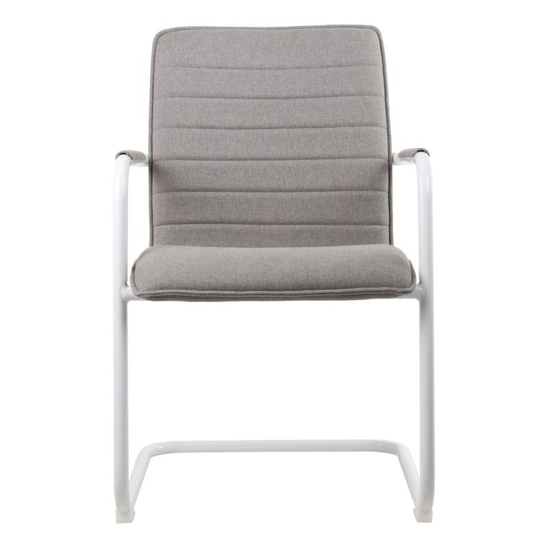 SILVIE Chaise cantilever | Accoudoirs fixes, assise rembourrée - 2 Main Image
