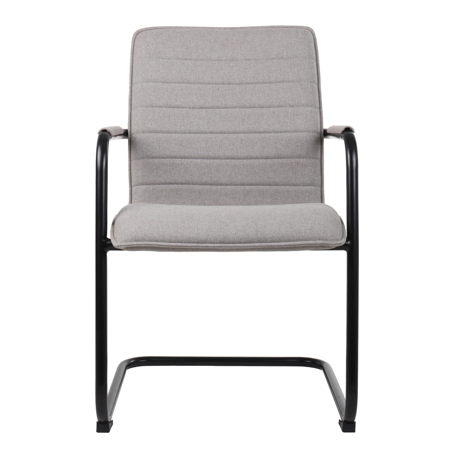 SILVIE Cantilever Chair | Fixed armrests, upholstered seat